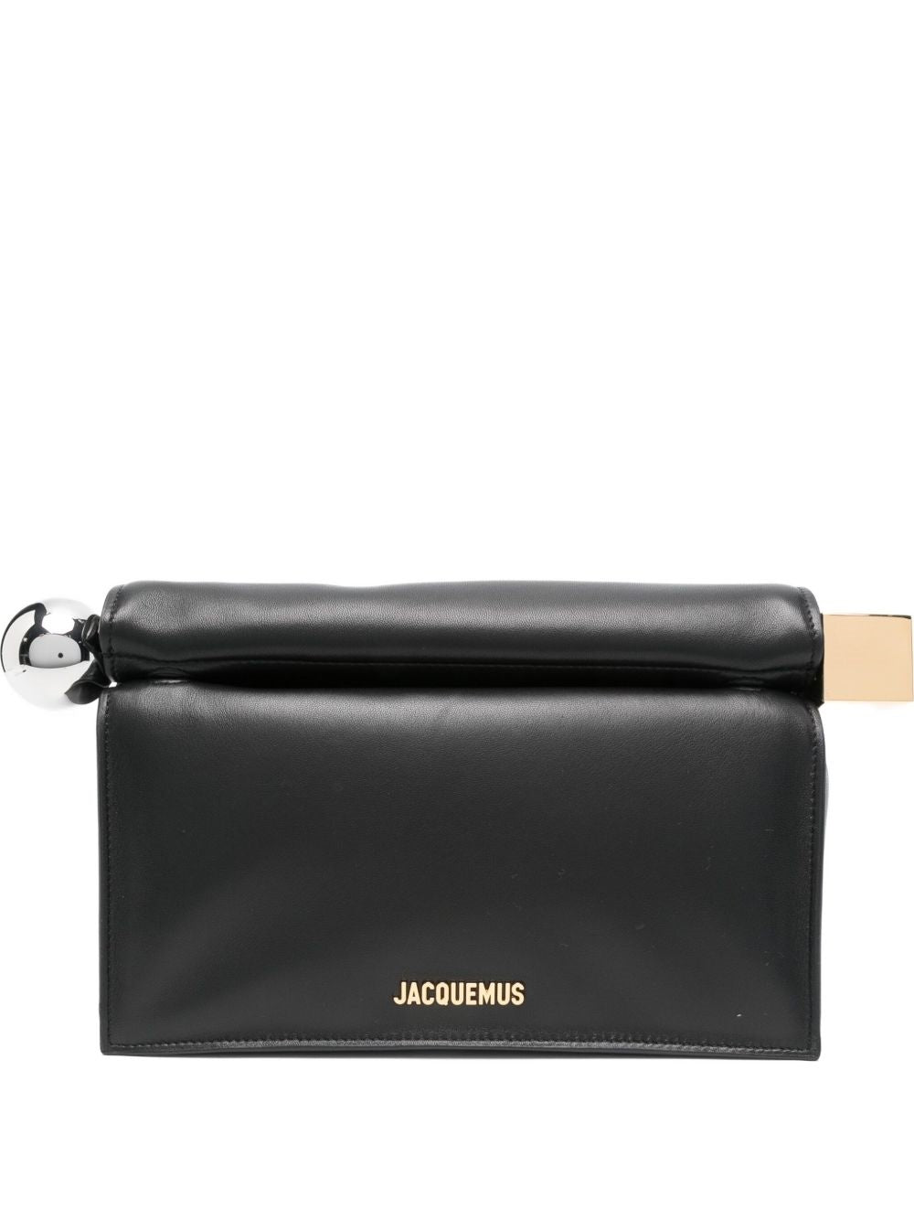 borsa la pochette rond carrè donna nera 