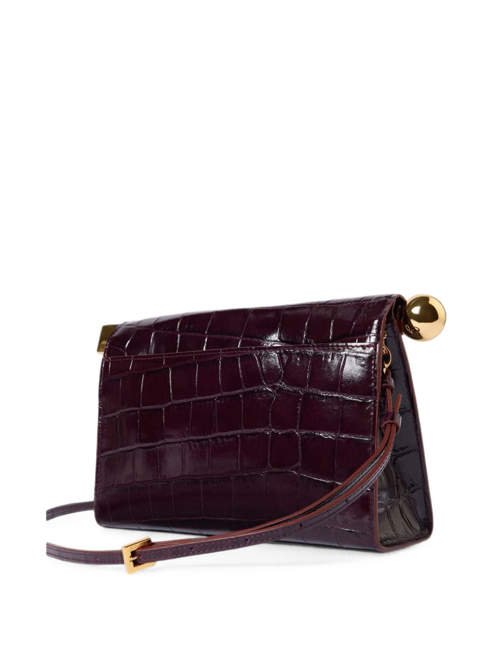 borsa la sac rond carrè donna borgogna scuro 