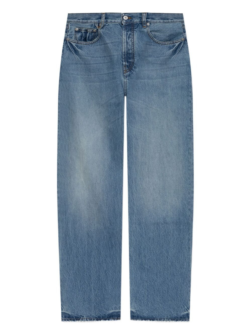 jeans le de-nimes droit uomo blu 