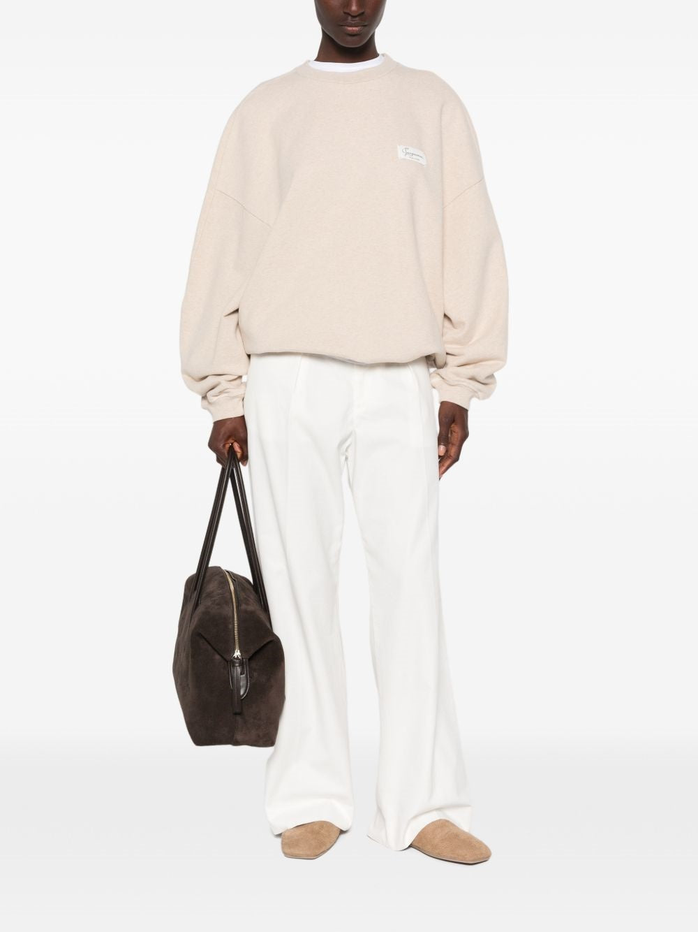 felpa montaigne uomo beige 