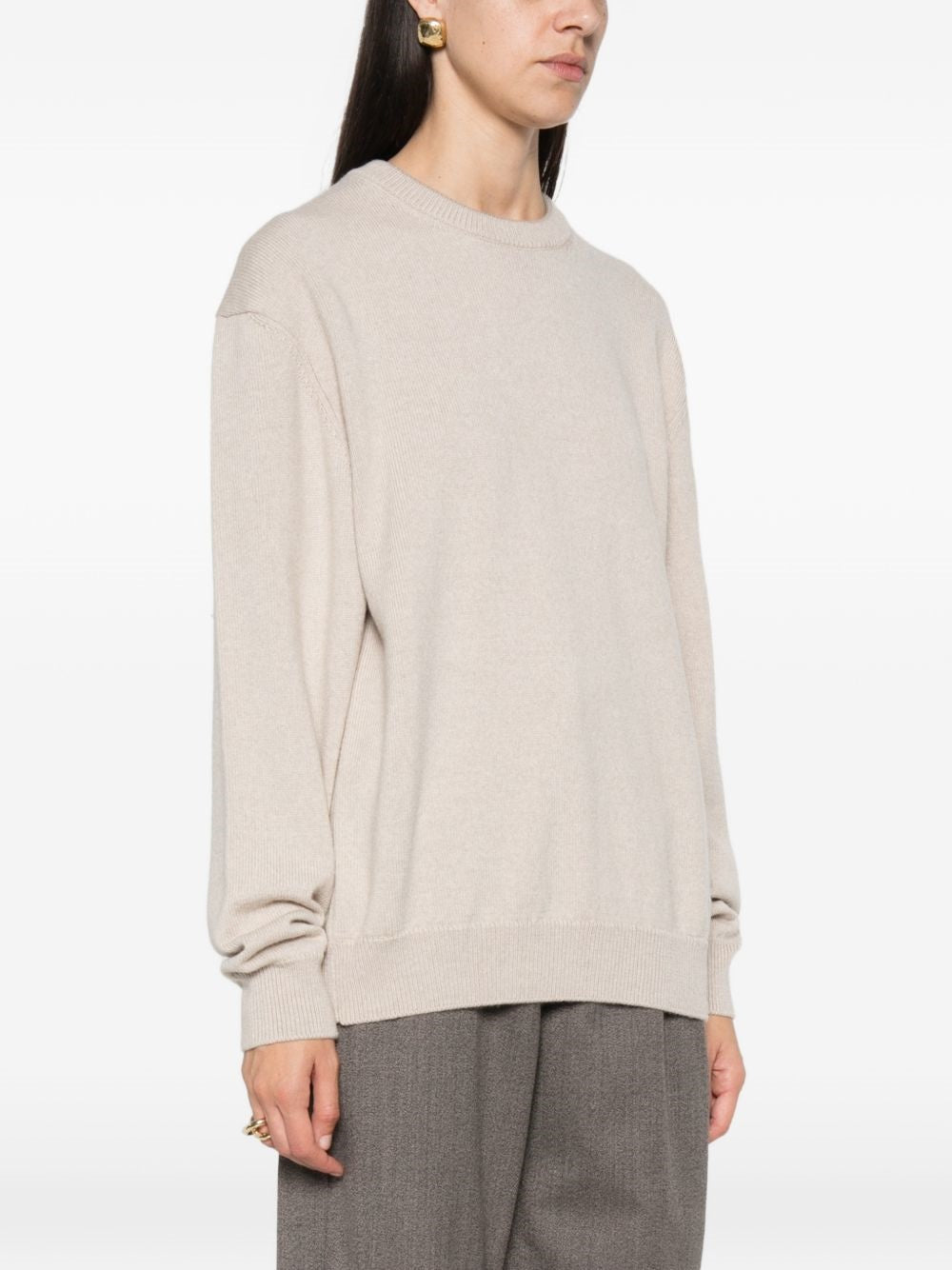 maglione le maille moulin donna beige chiaro 