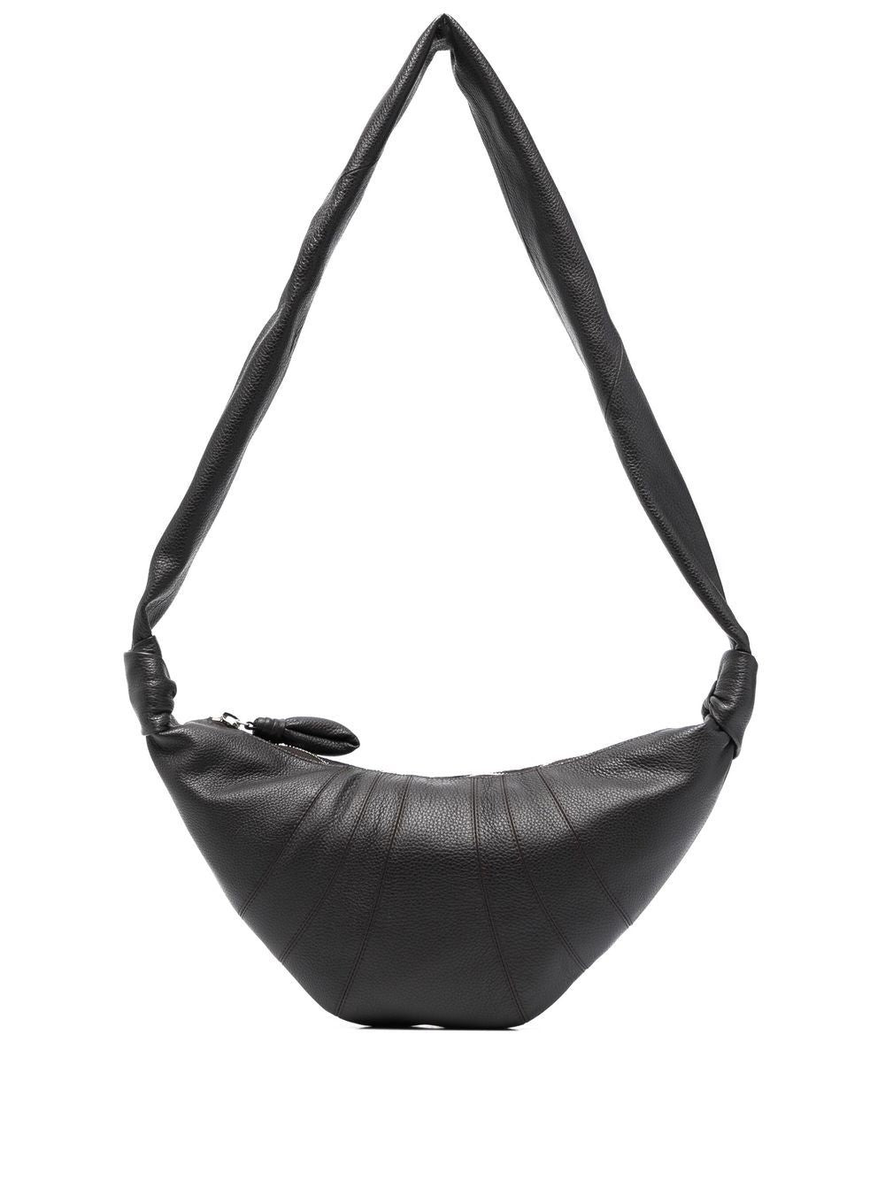 borsa small croissant unisex marrone scuro 