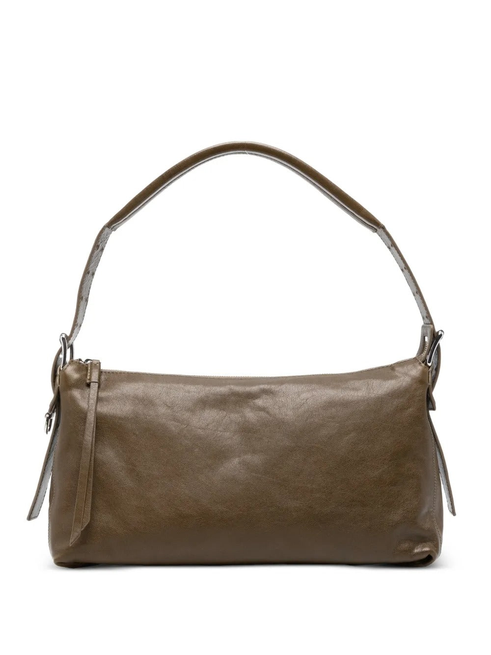 borsa belted baguette donna bronzo 