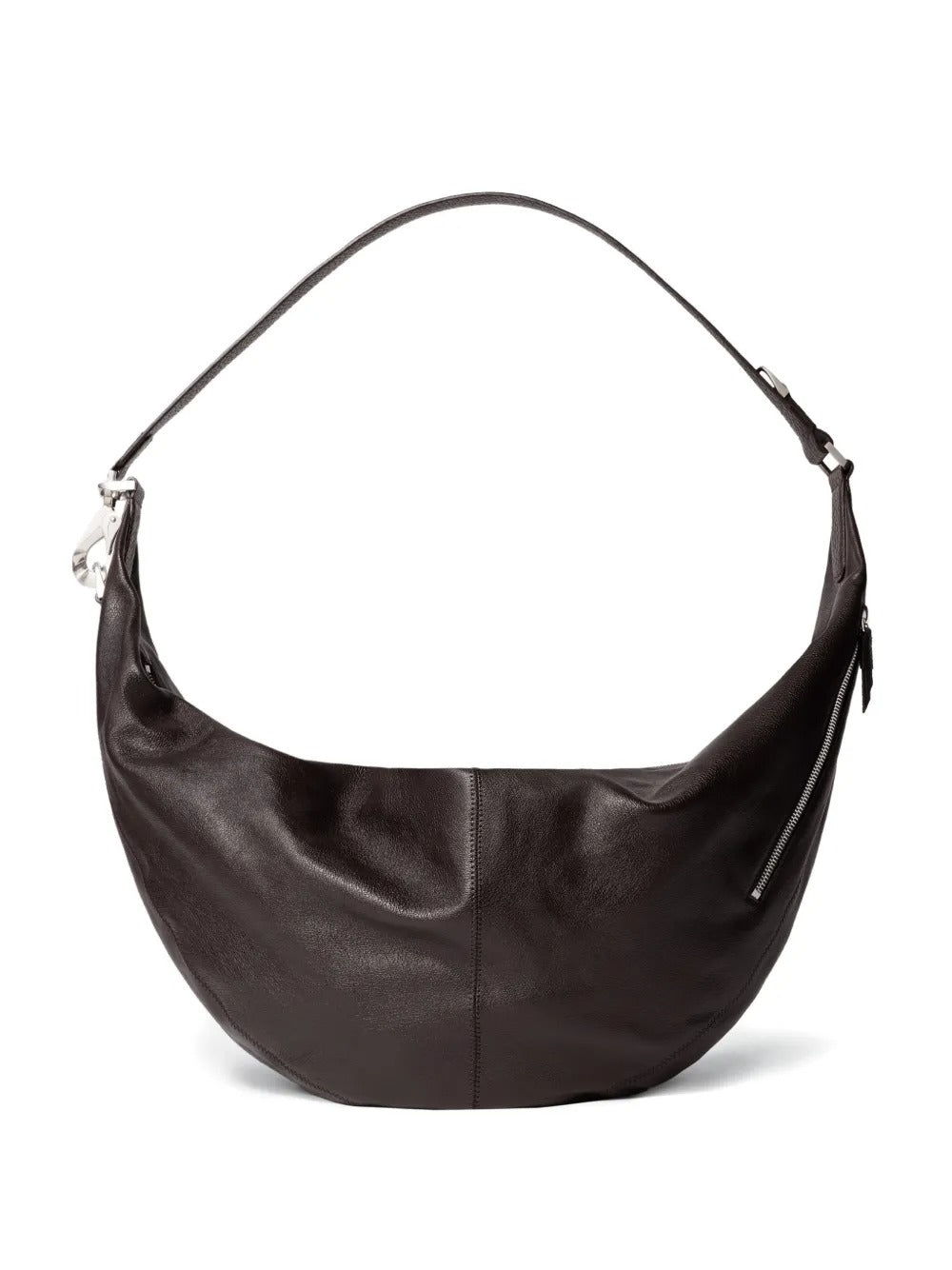 borsa large quiver clip bag unisex marrone scuro 