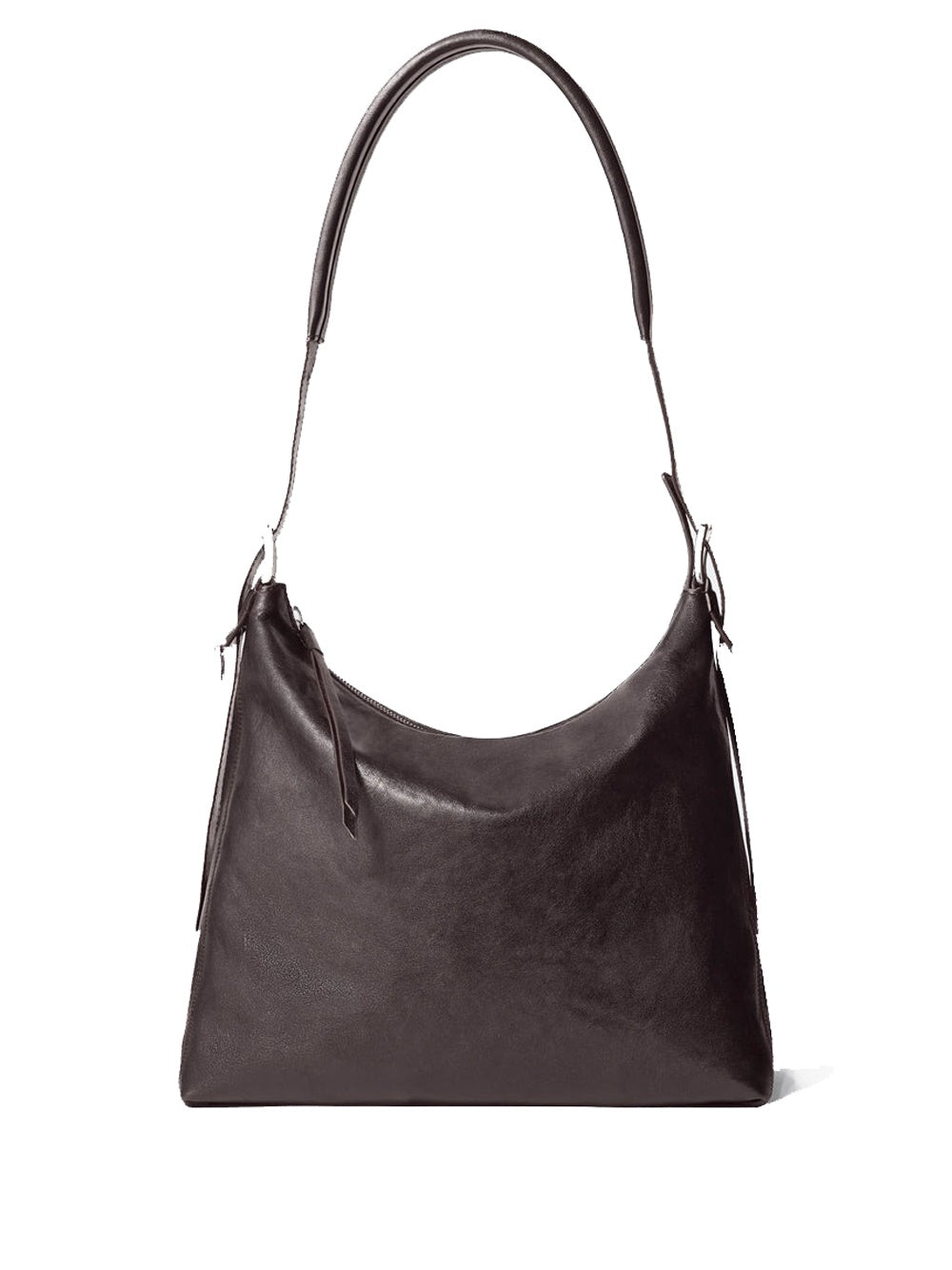 borsa small belted hobo unisex marrone scuro 