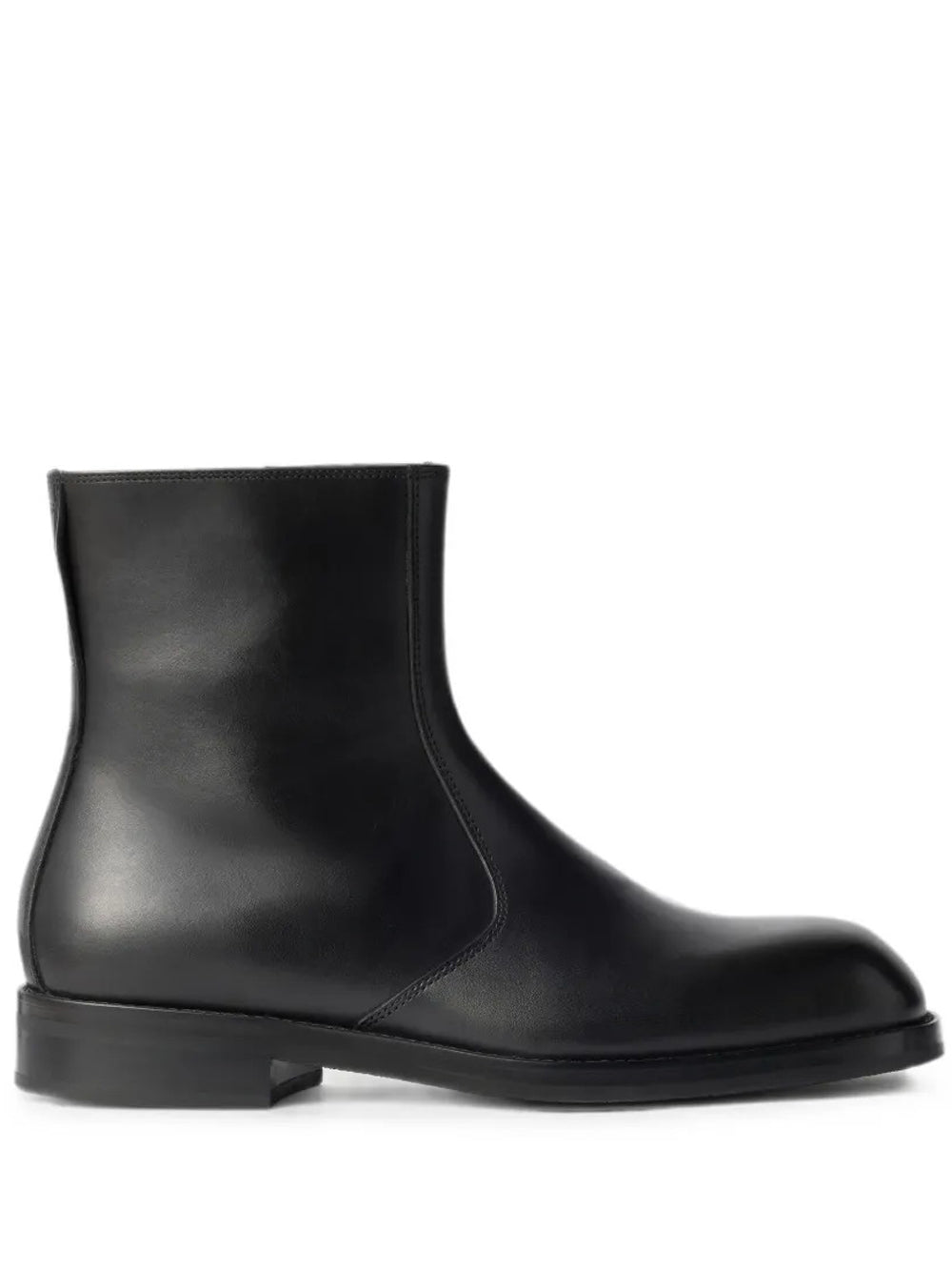 stivali zipped uomo neri 