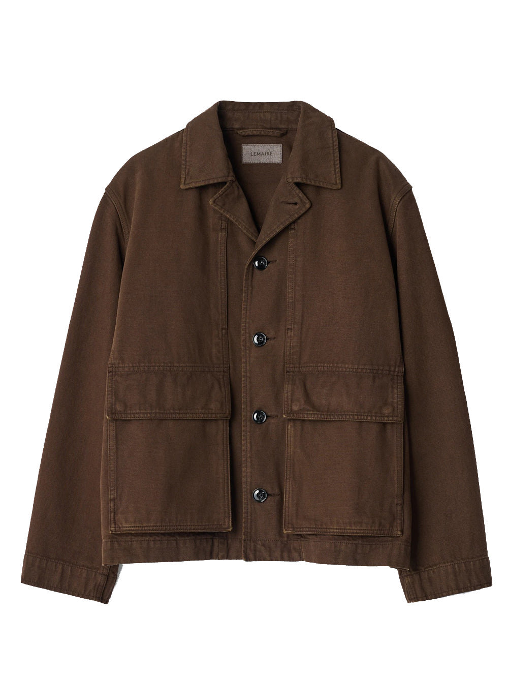 giacca boxy uomo marrone 