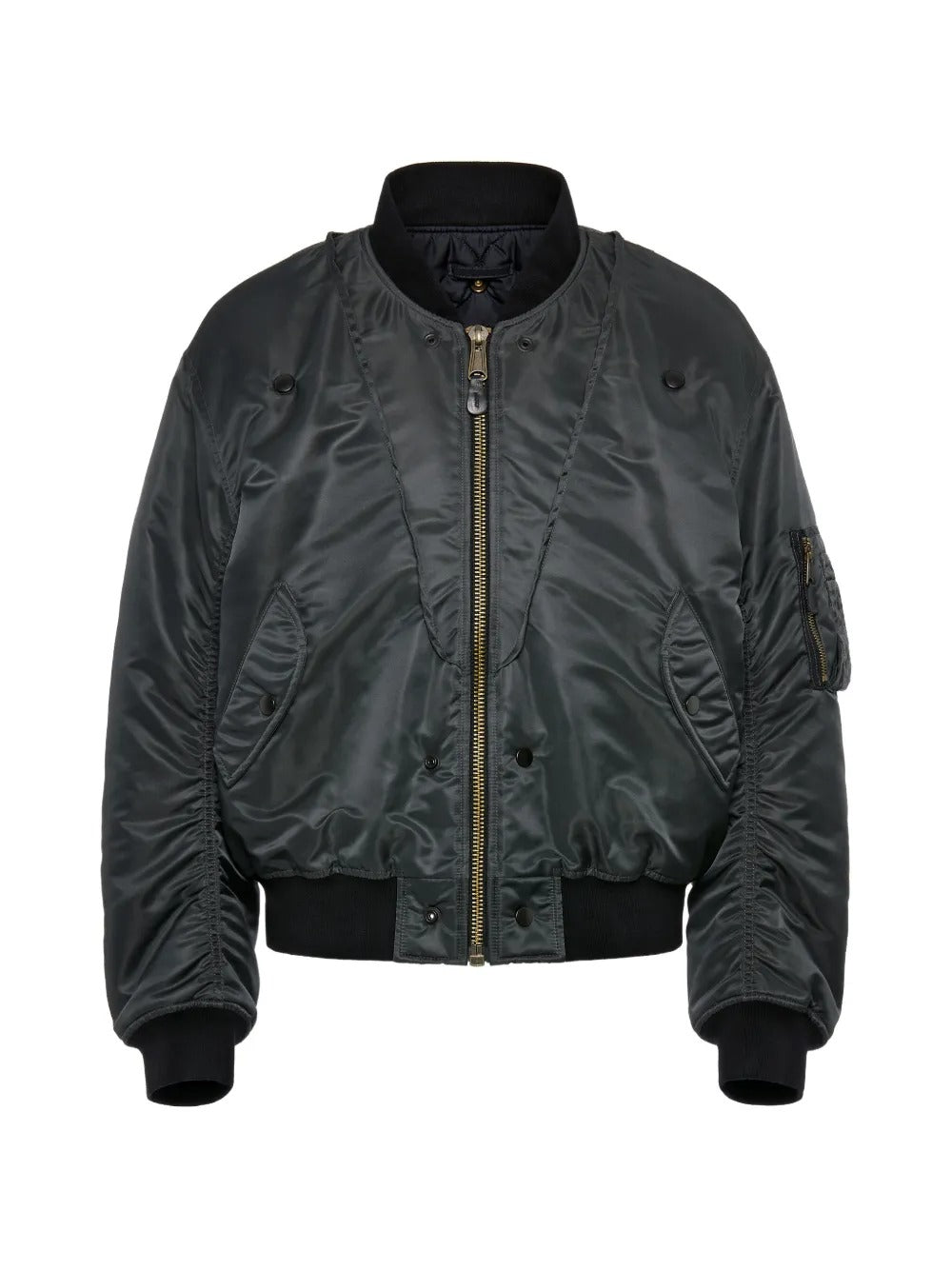 giacca bomber reversibile uomo grigio scuro 
