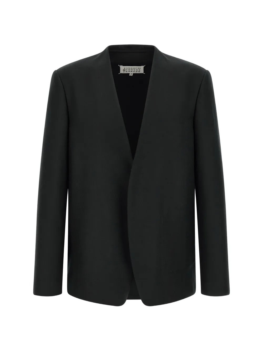 giacca minimal uomo nera 