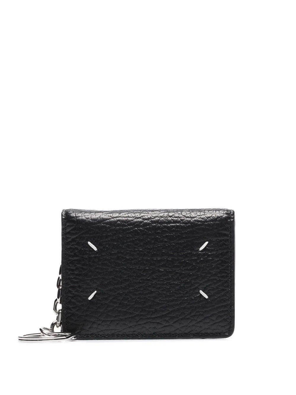 portacarte con gancio unisex nero 