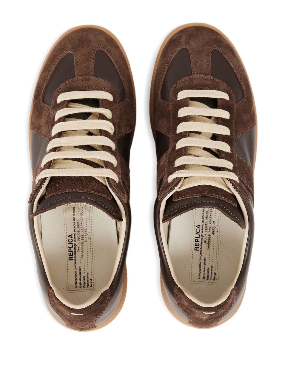 sneakers replica uomo marroni 