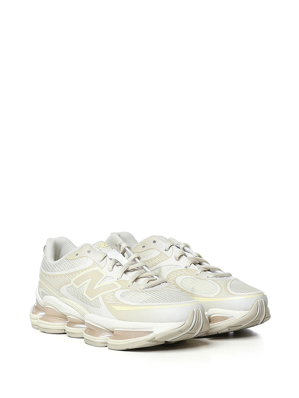 sneakers abzorb 2000 unisex bianche e avorio 