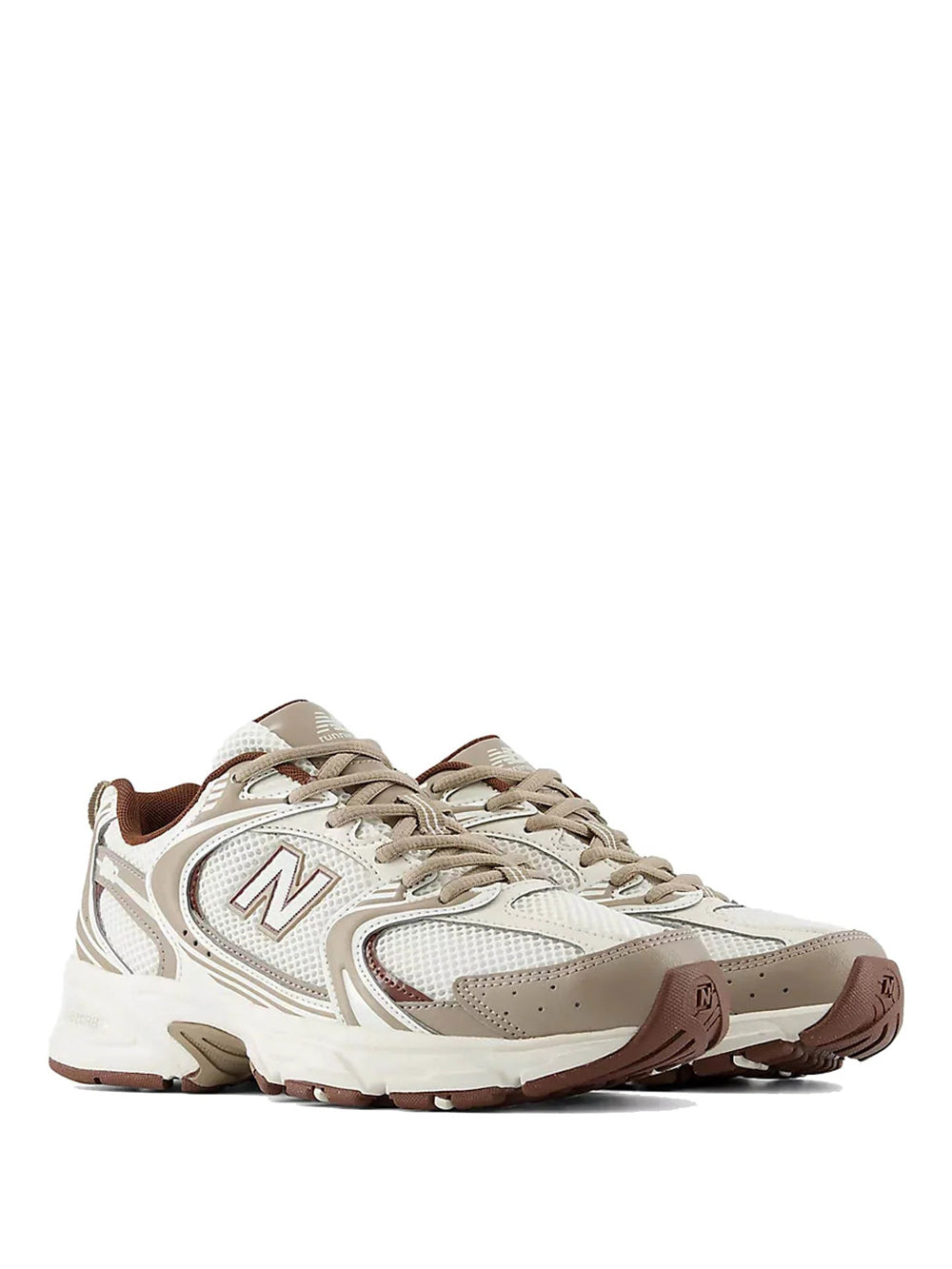 sneakers 530 unisex beige e bianche 