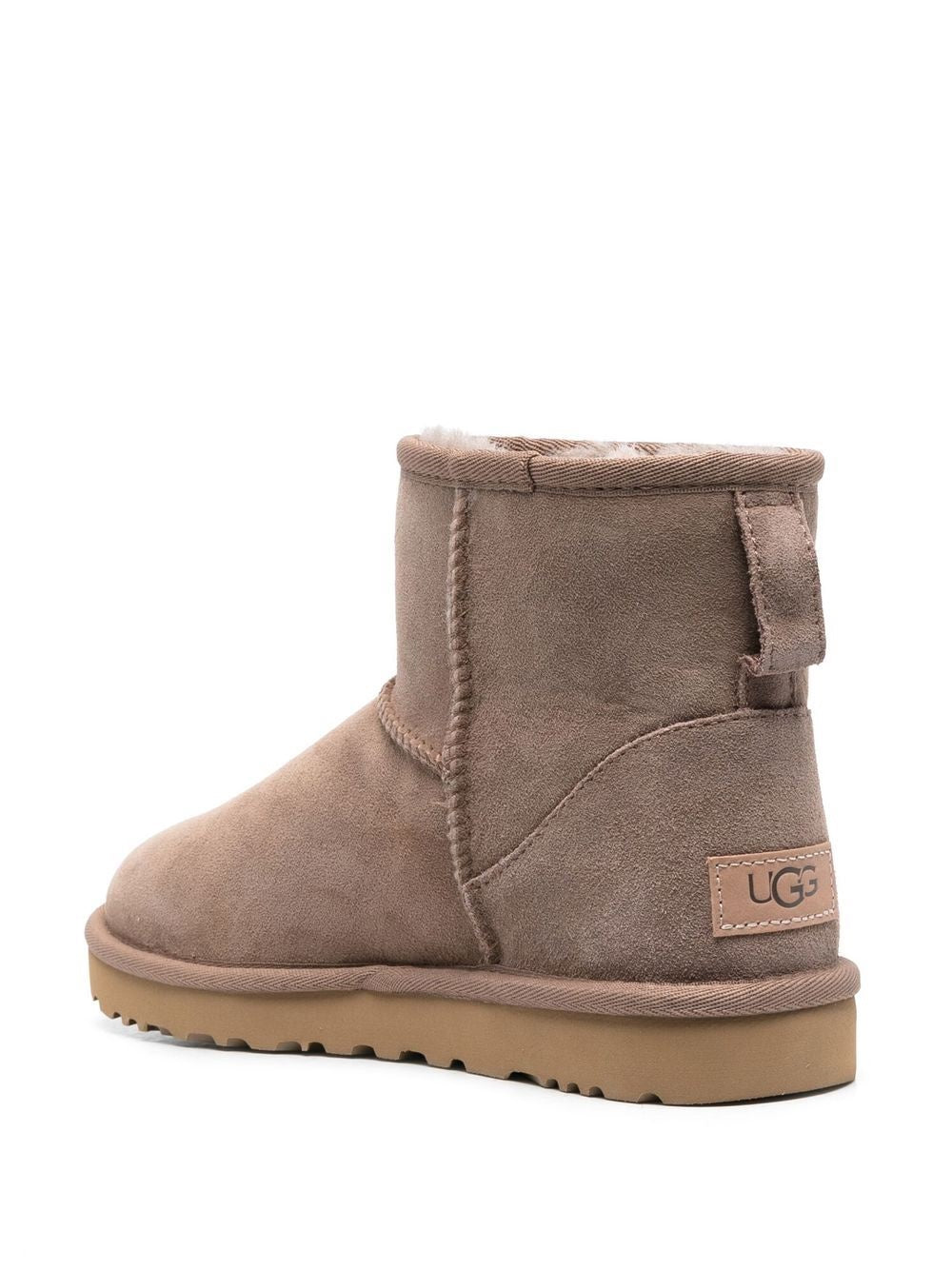 stivali classic mini ii donna beige 