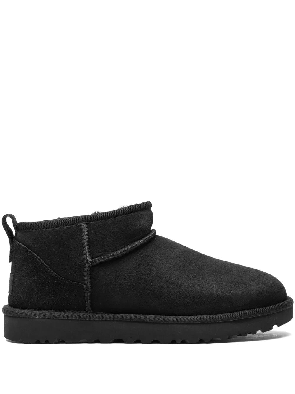 stivali classic ultra mini donna neri in pelle 