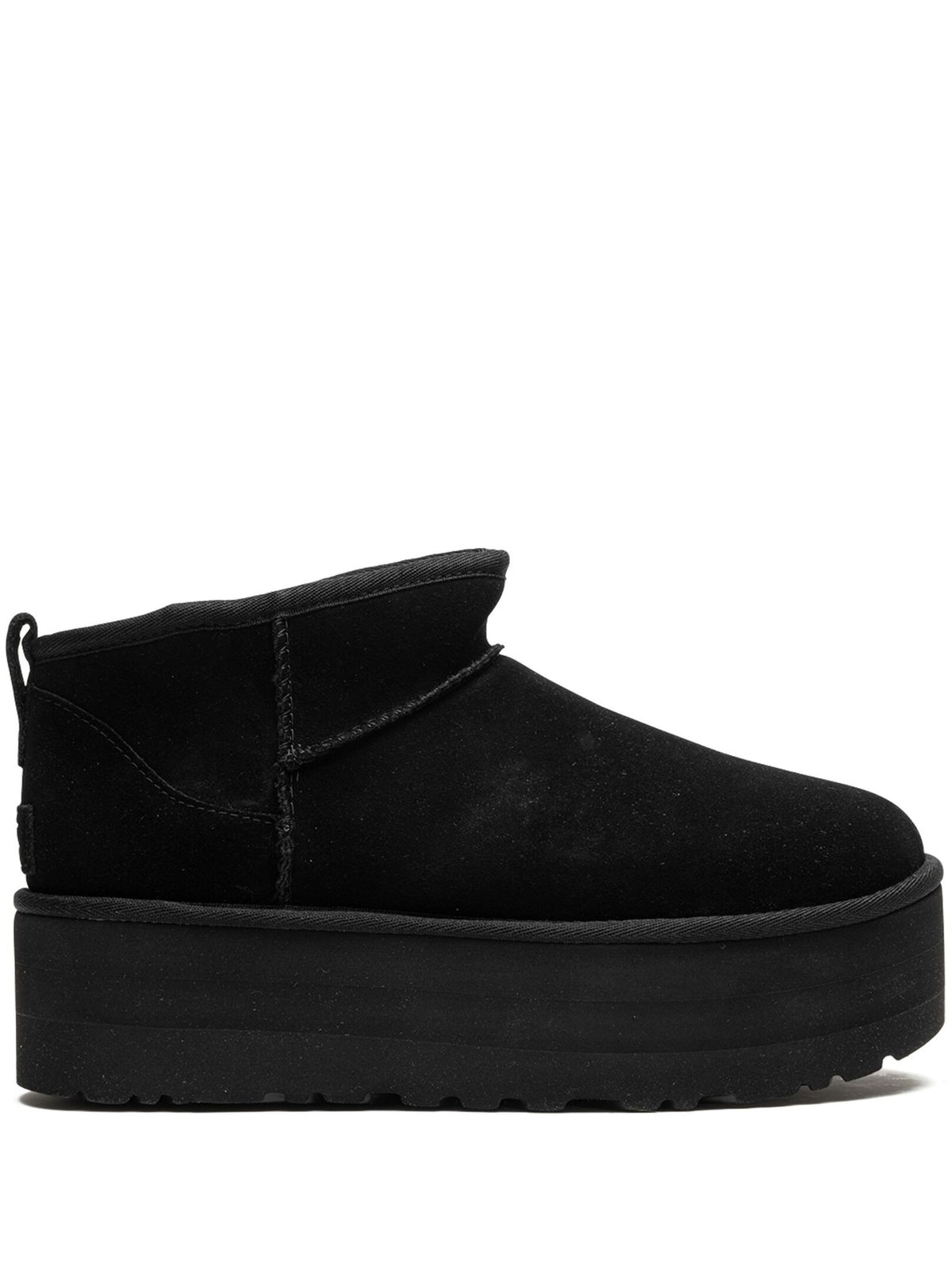 stivali classic ultra mini platform donna neri 