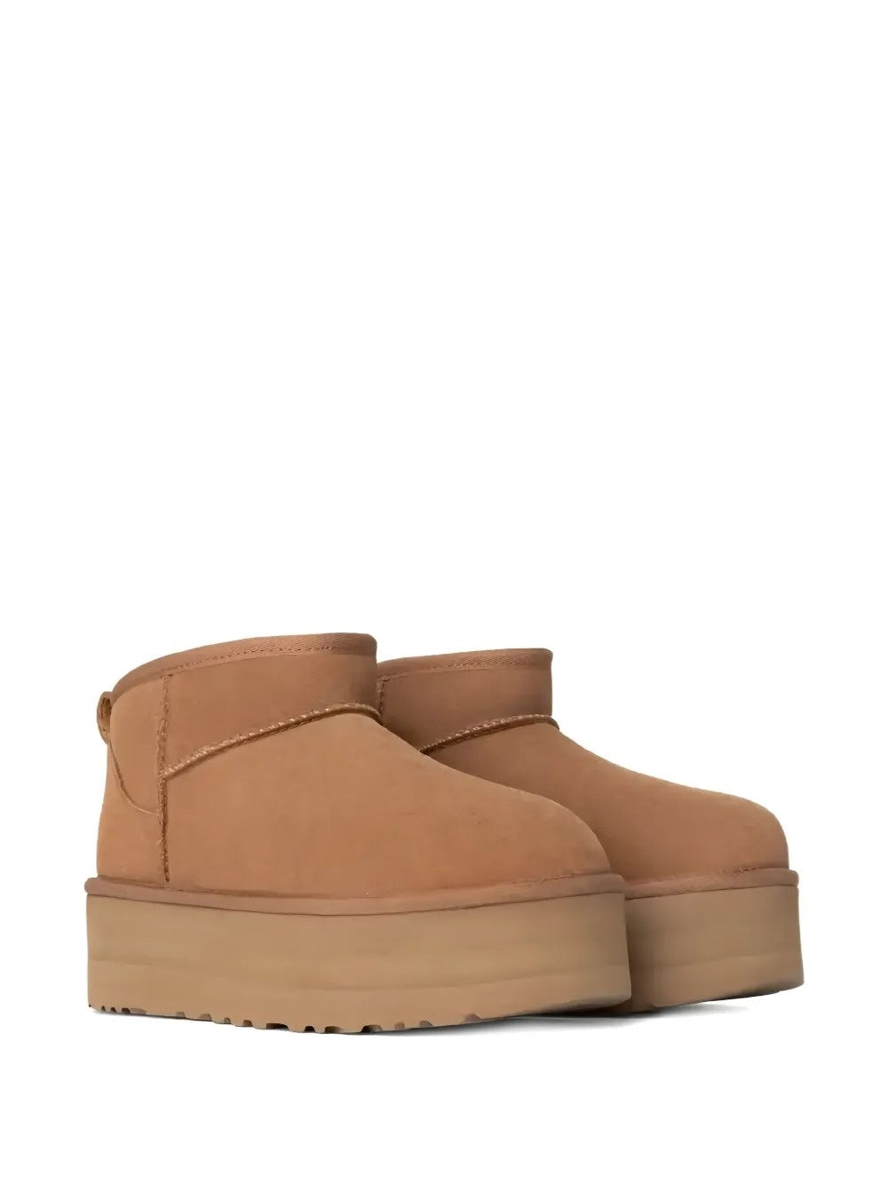 stivali classic ultra mini platform donna castagna 