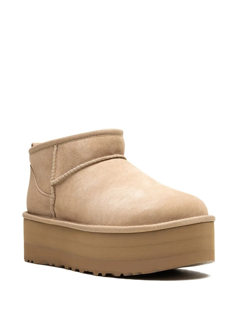 stivali classic ultra mini platform donna sabbia 