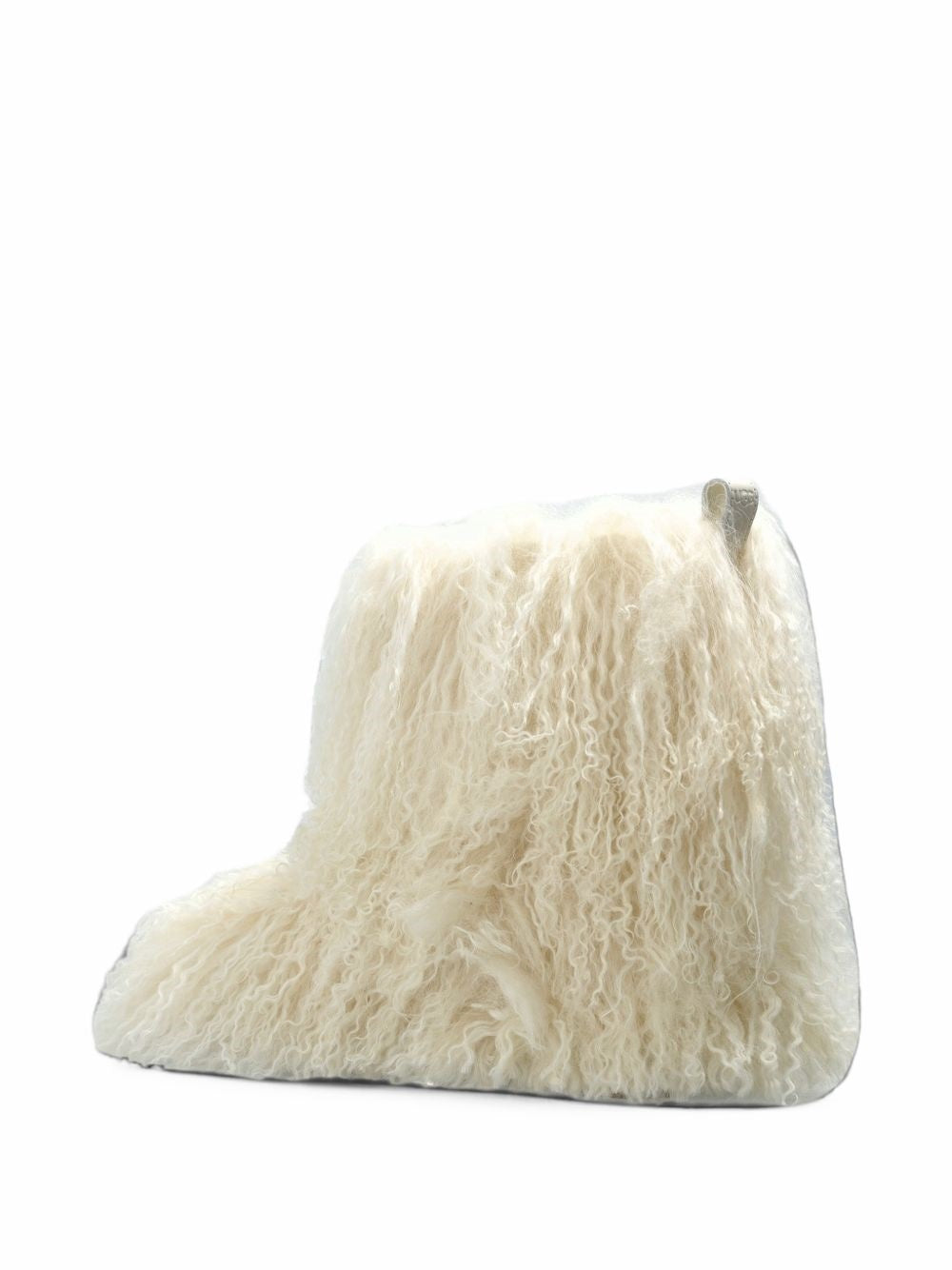 stivali classic short fluff momma donna crema 