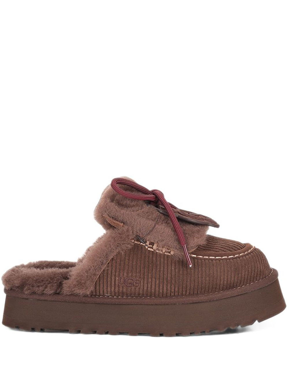 mules disquette heritage donna marroni 