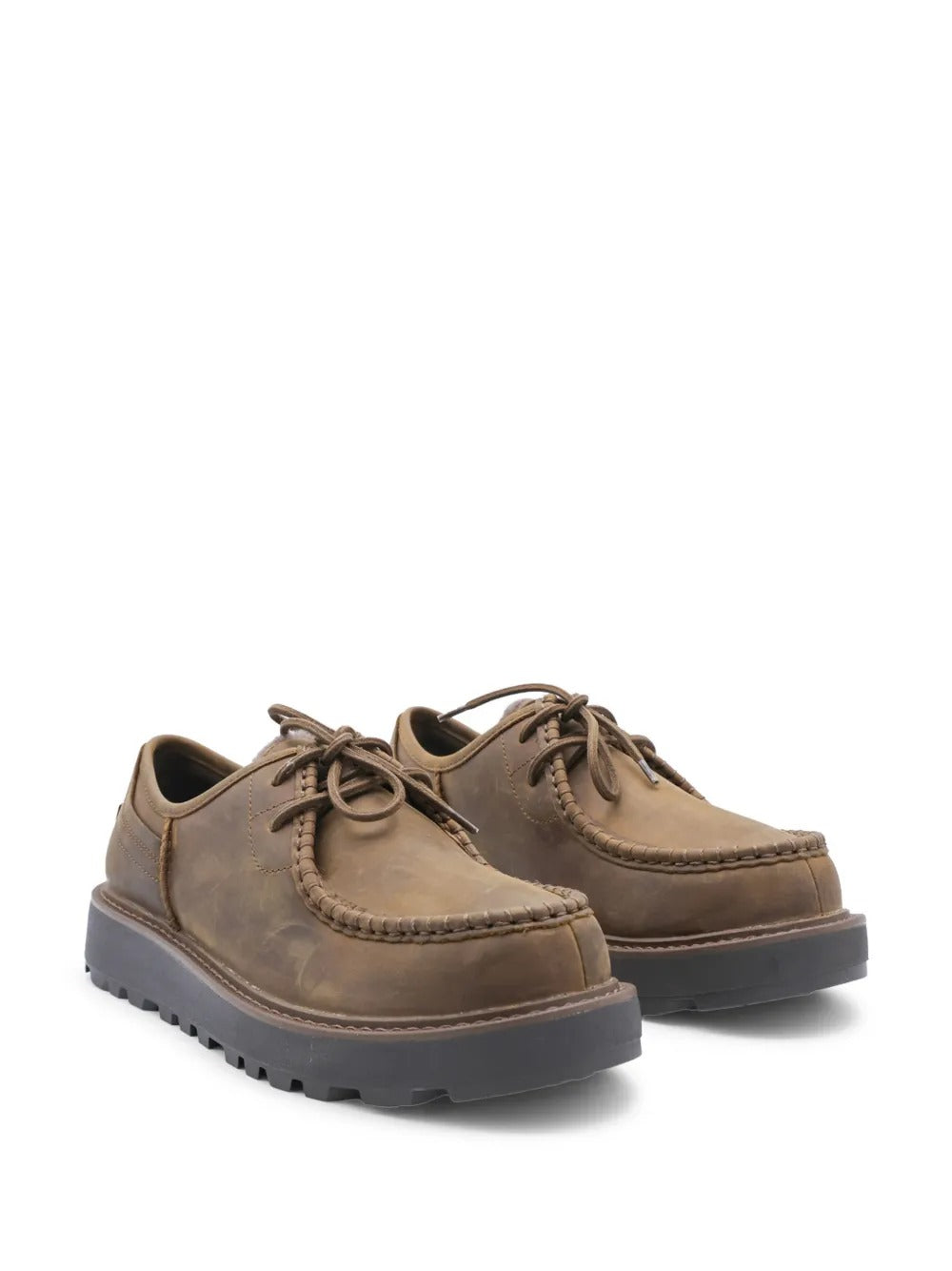 mocassini chukka uomo marroni 