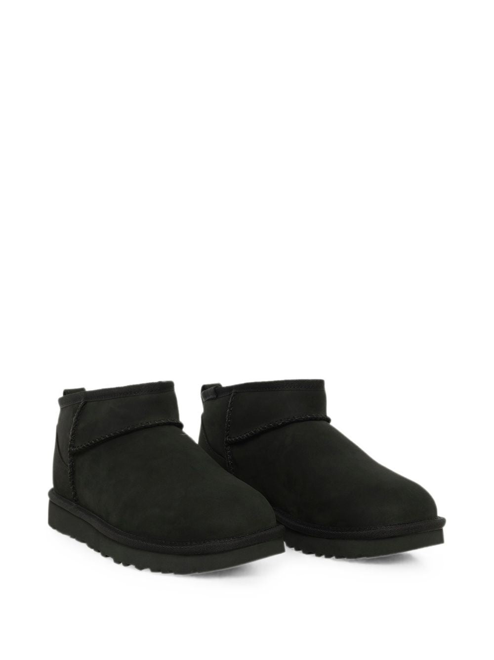 stivali classic ultra mini nubuck donna neri 