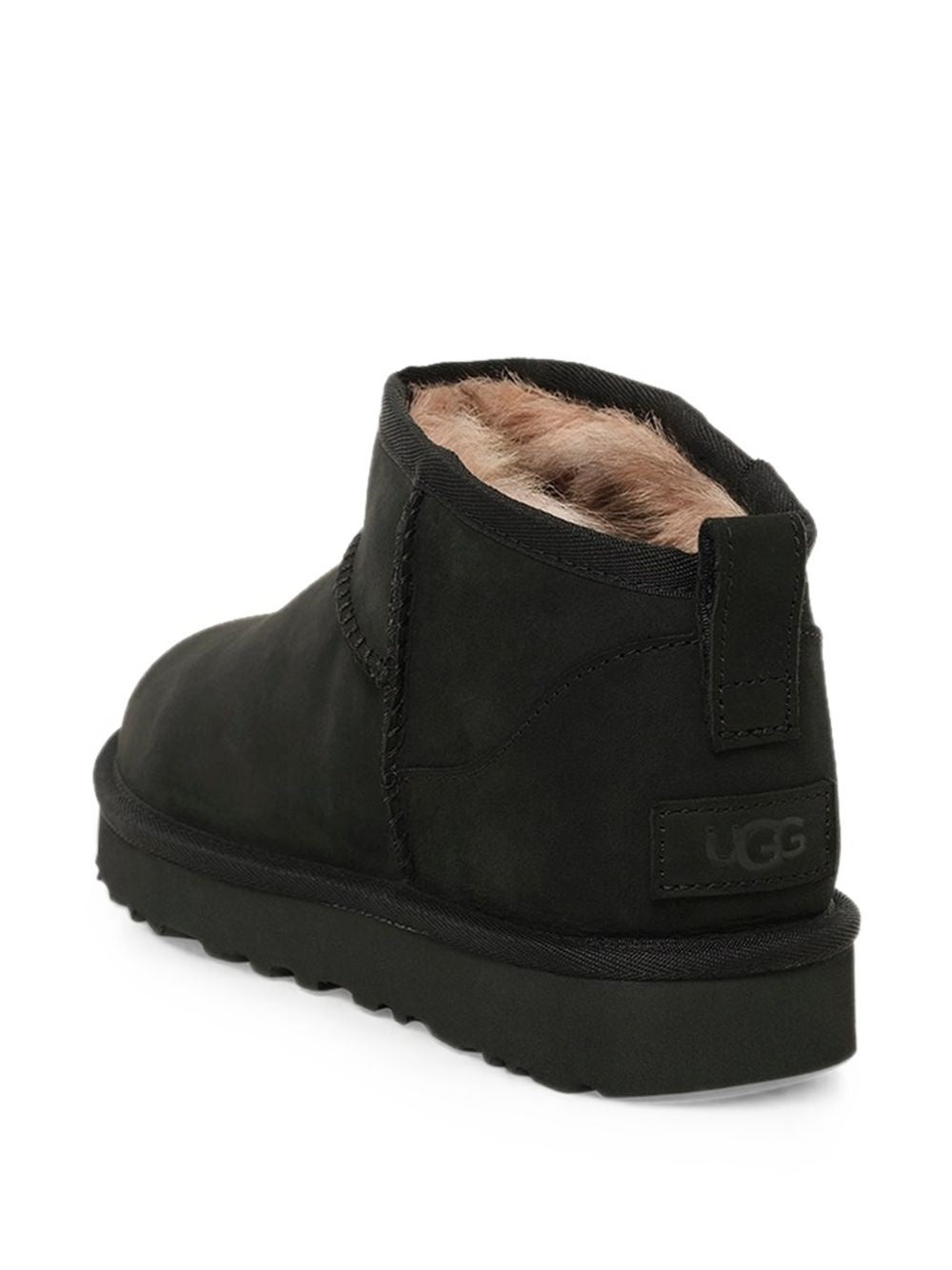 stivali classic ultra mini nubuck donna neri 