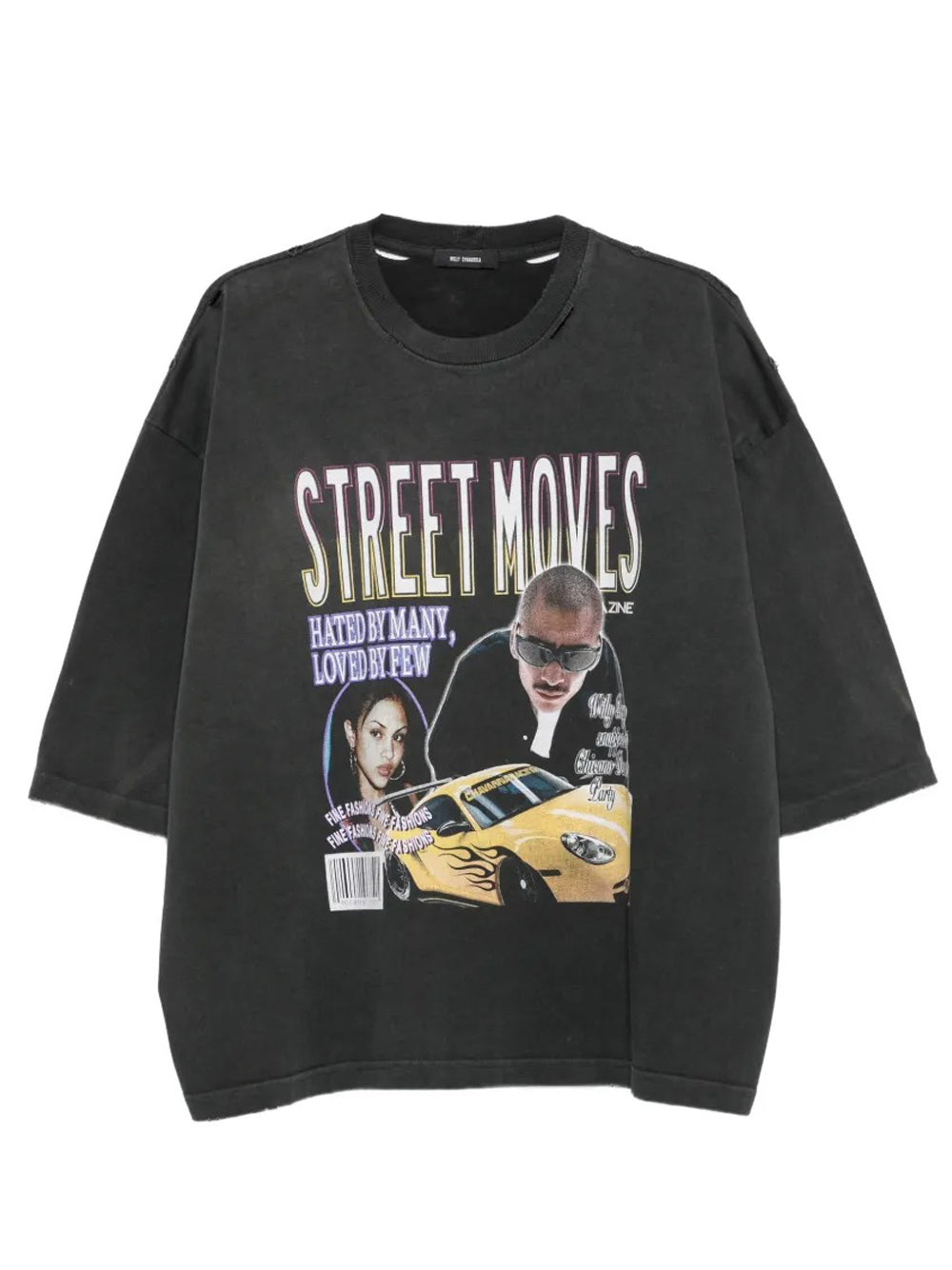 t-shirt street moves  buffalo unisex nera 