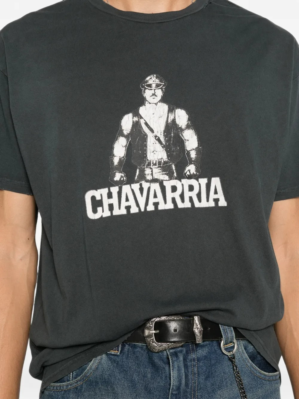 t-shirt leather daddy unisex nera 