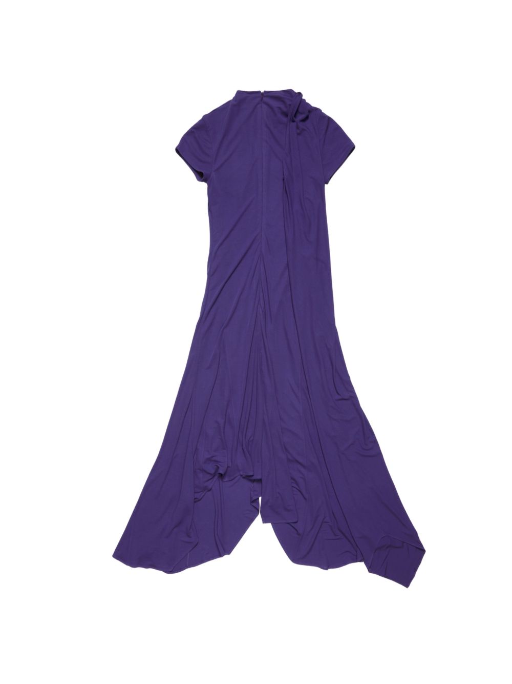 abito midi layered donna viola 