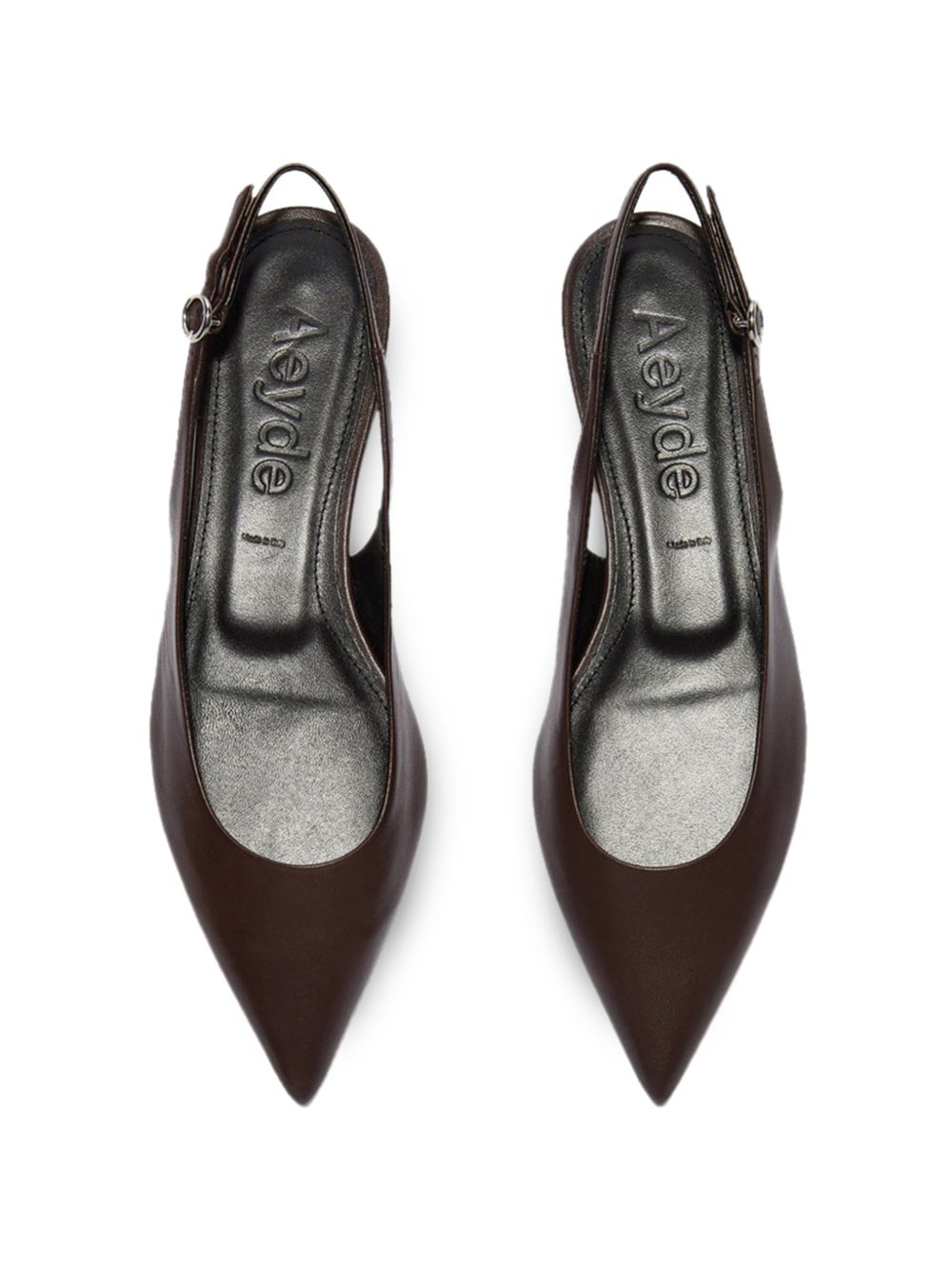 décolleté slingback annora donna moka 