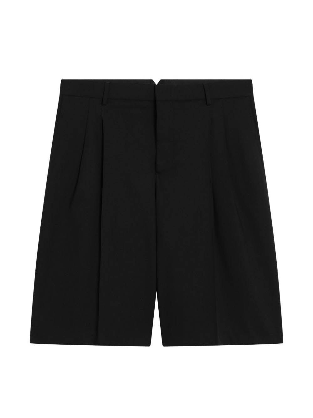 bermuda wide uomo neri 