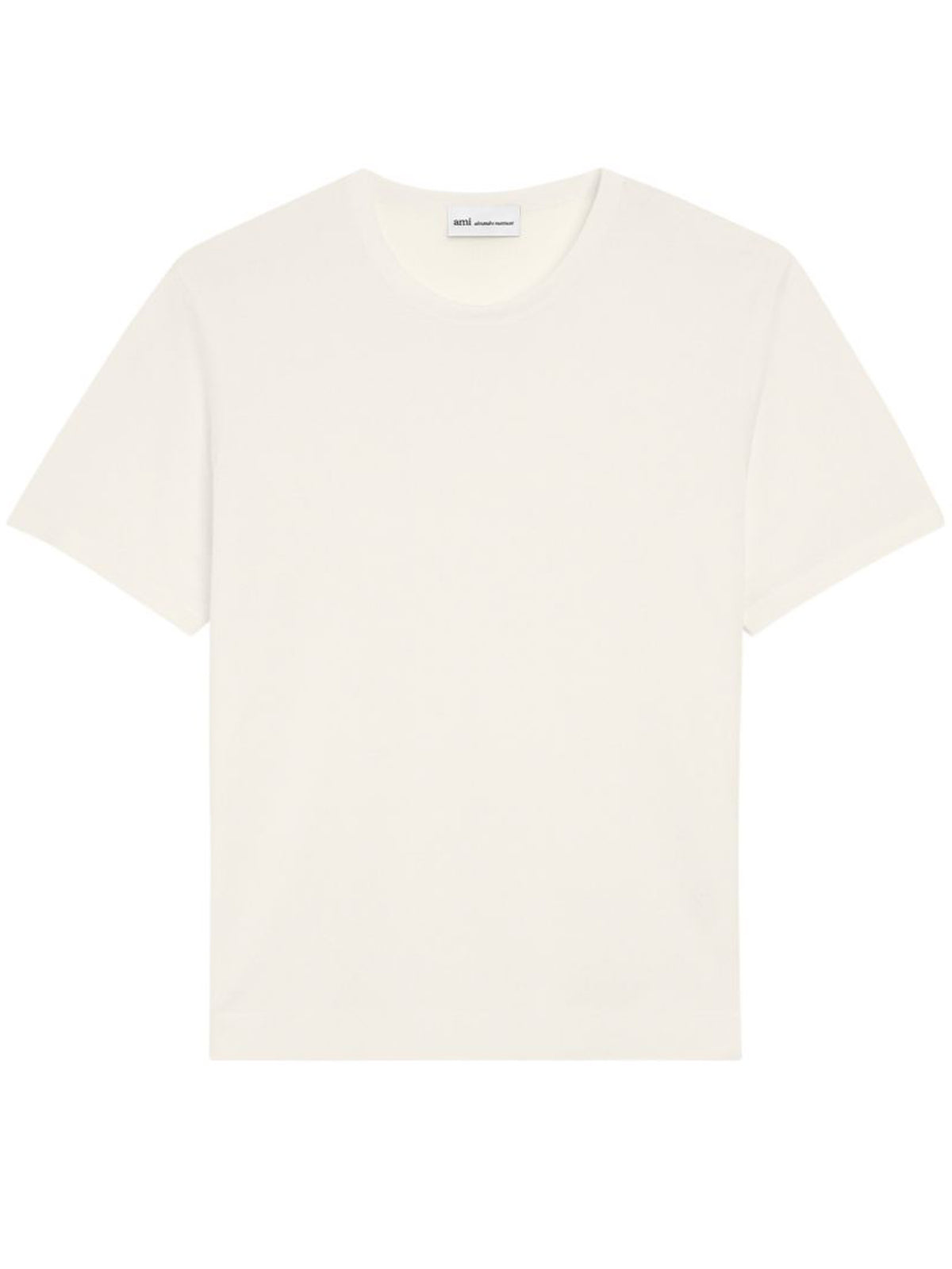 t-shirt solid mercerized uomo bianca 