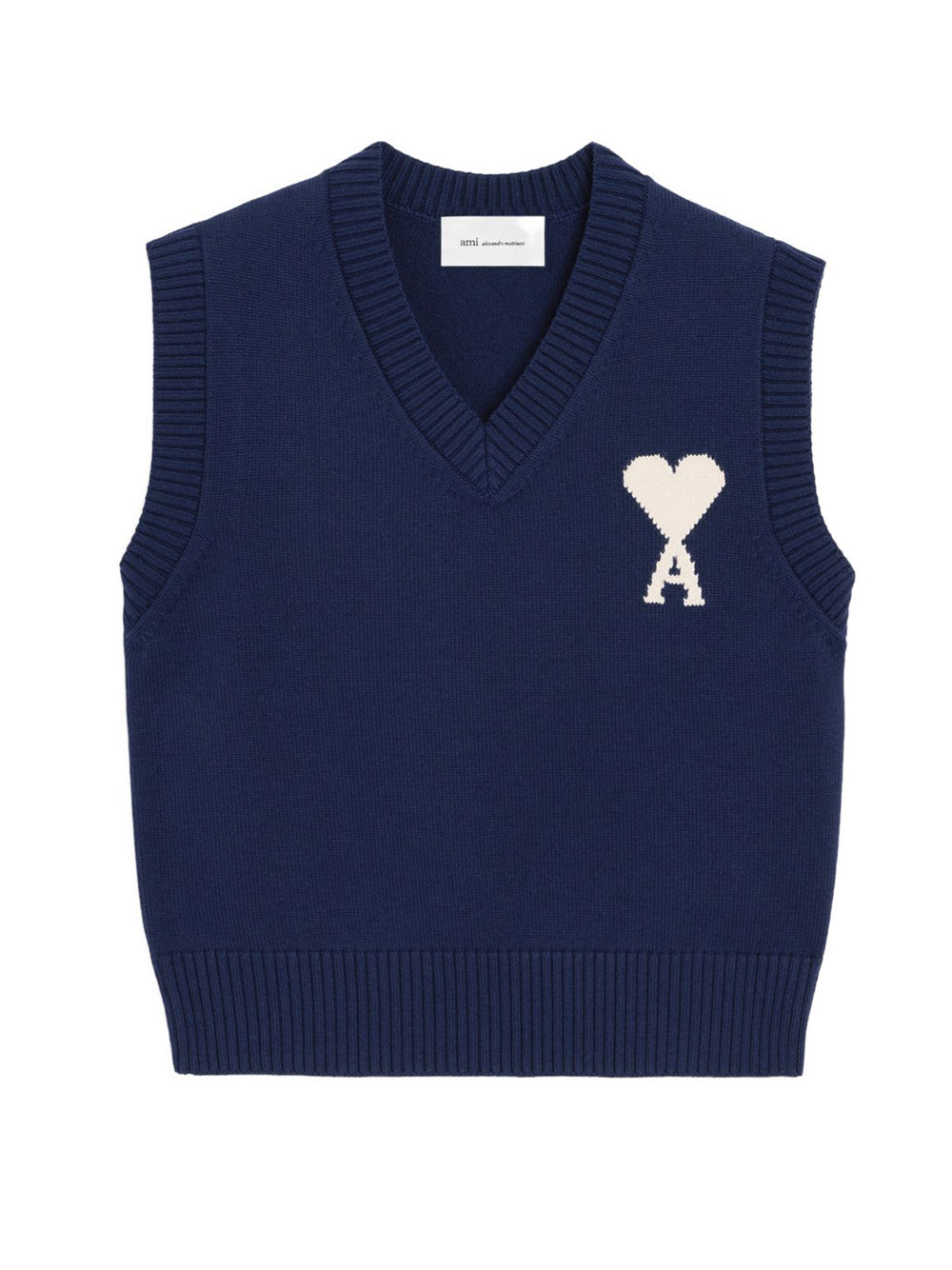 smanicato in maglia adc uomo blu 