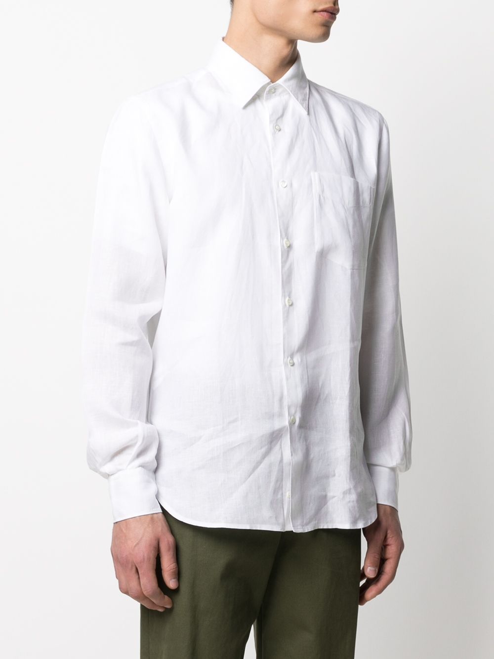 camicia sedici uomo bianca 