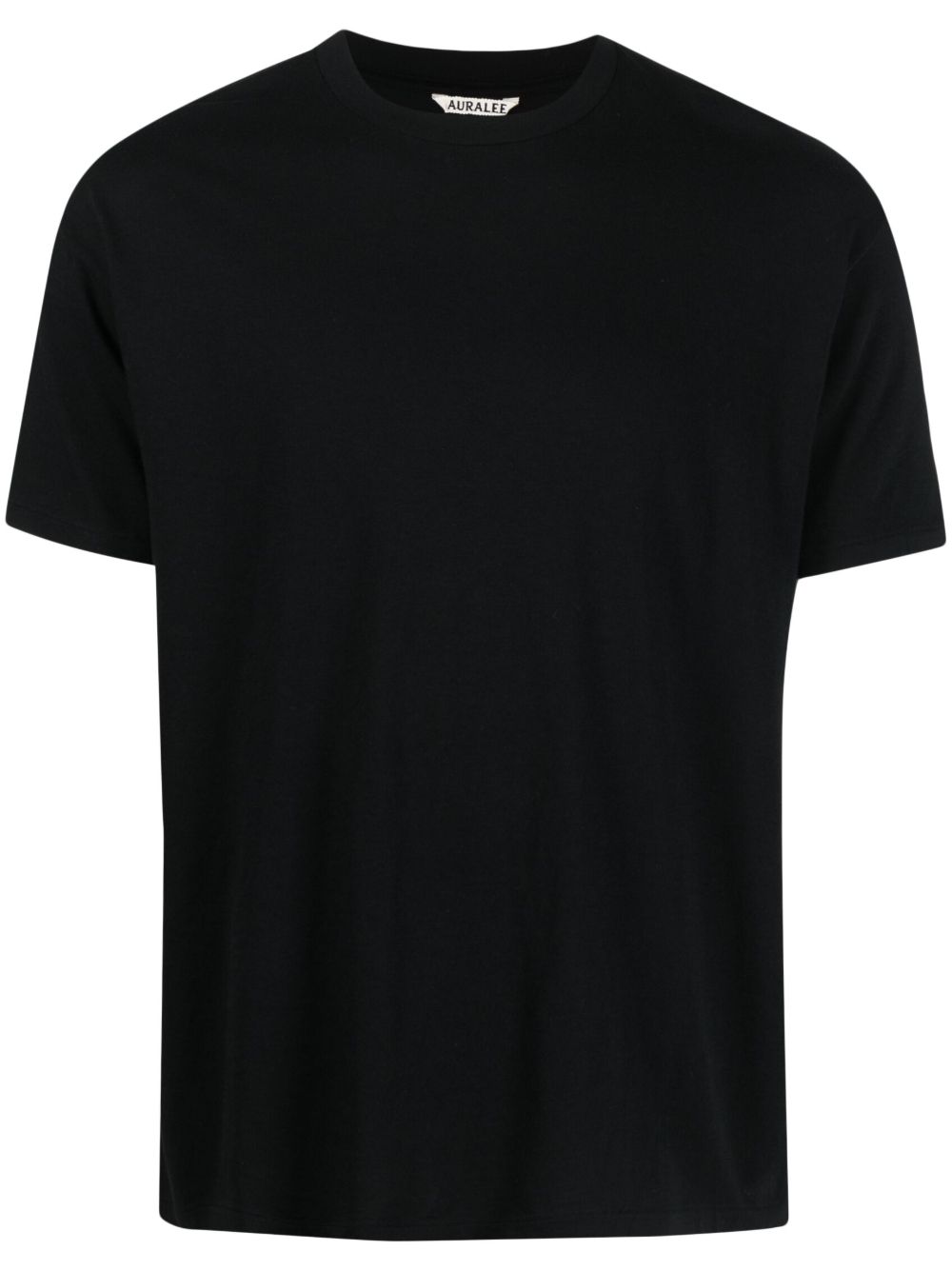 t-shirt seamless crew neck uomo nera 