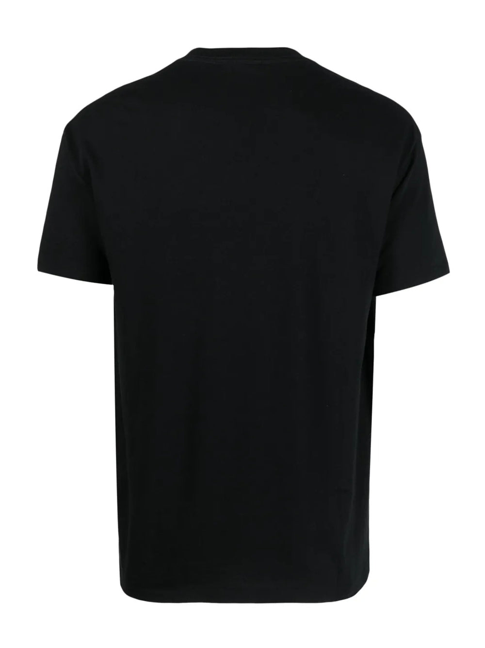 t-shirt seamless crew neck uomo nera 