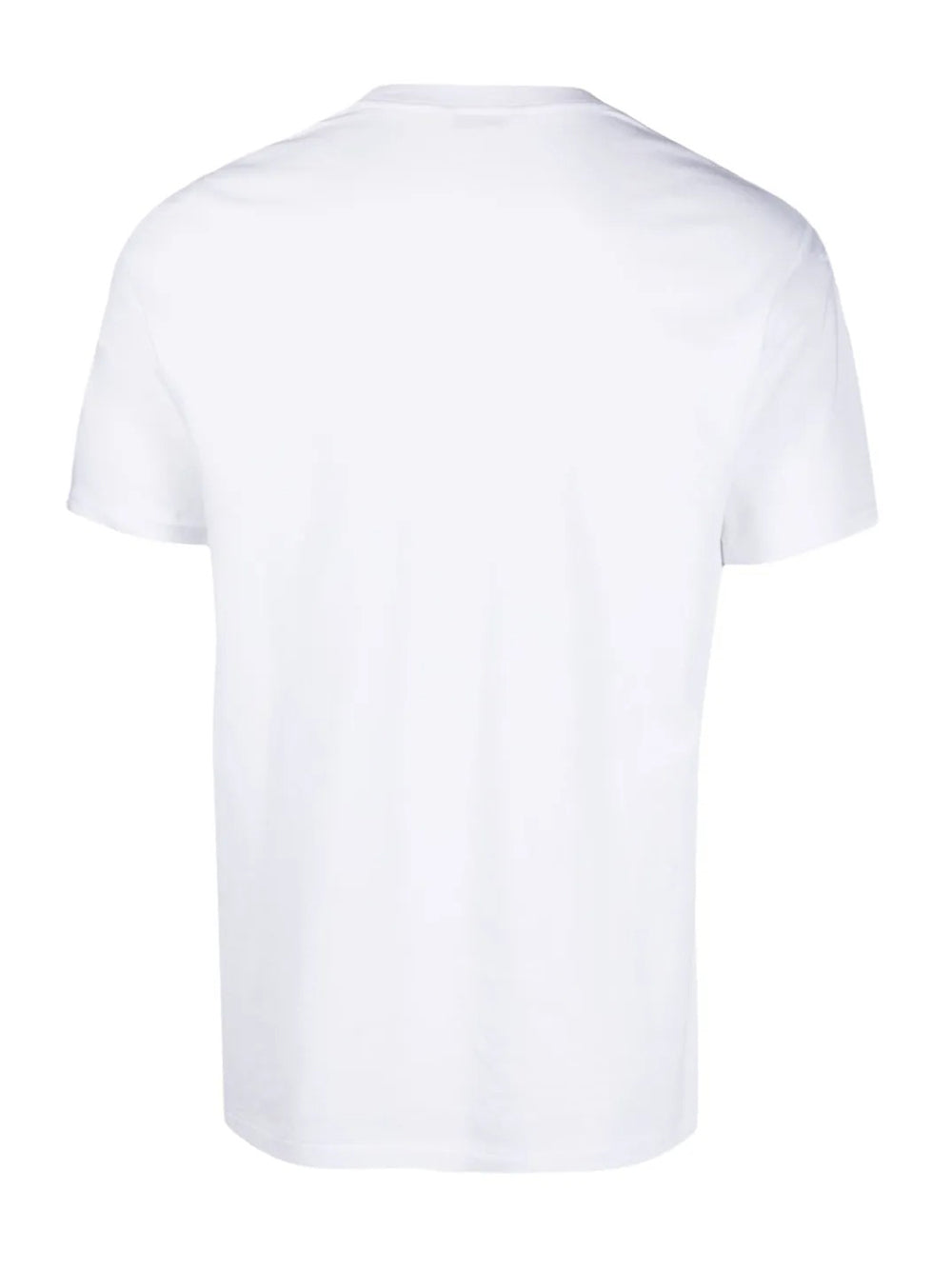 t-shirt seamless crew neck uomo bianca 