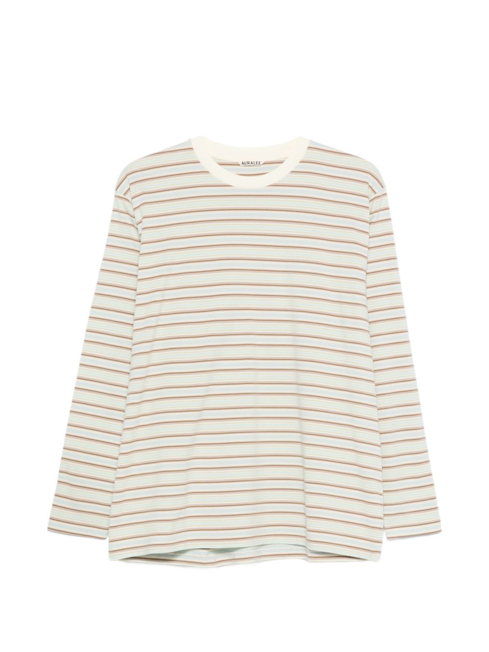 t-shirt l/s uomo marrone 