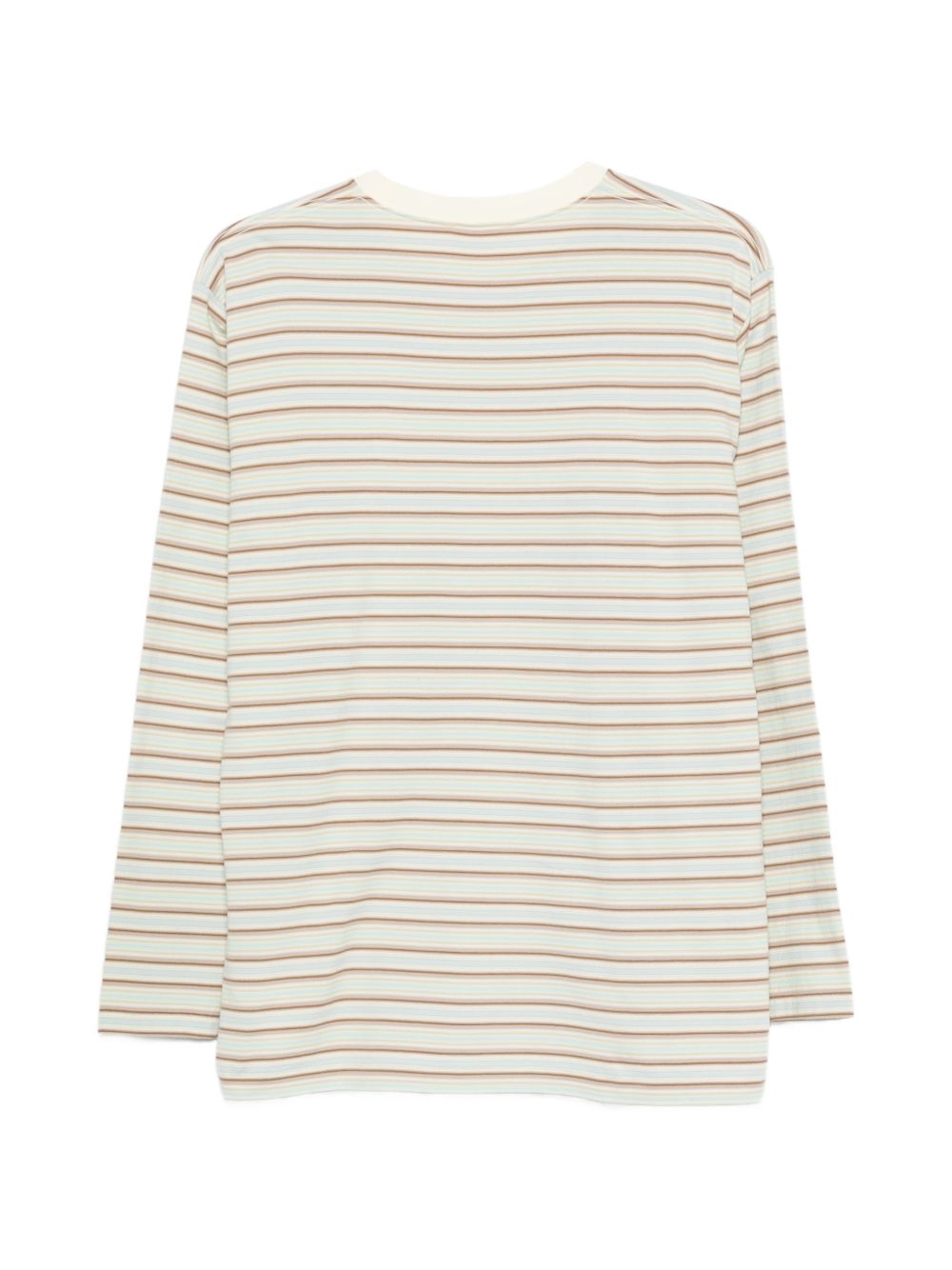 t-shirt l/s uomo marrone 