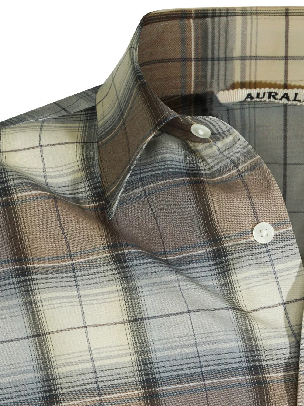 camicia super light wool uomo blu e grigia 