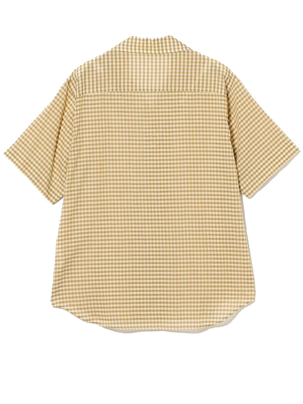 camicia airy h/s uomo mostarda 