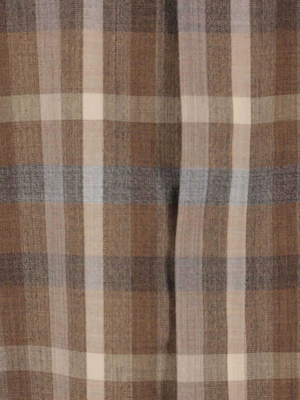 camicia h/s uomo marrone 