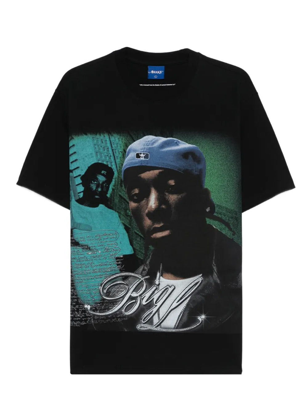 t-shirt ebonics uomo nera 