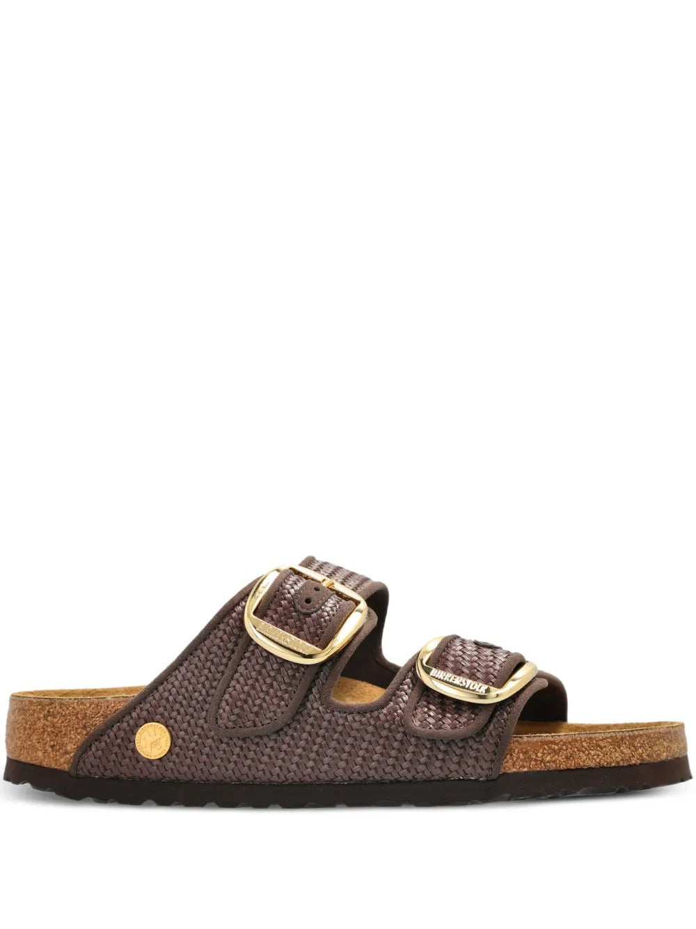 sandali arizona big buckle unisex marroni 