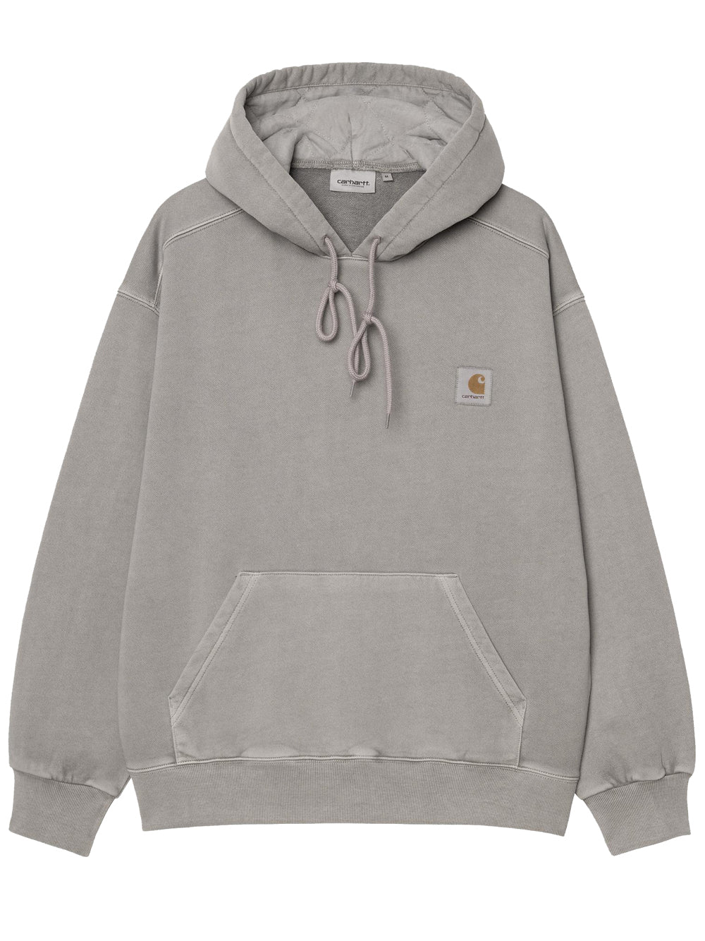 felpa nelson hooded uomo grigia 