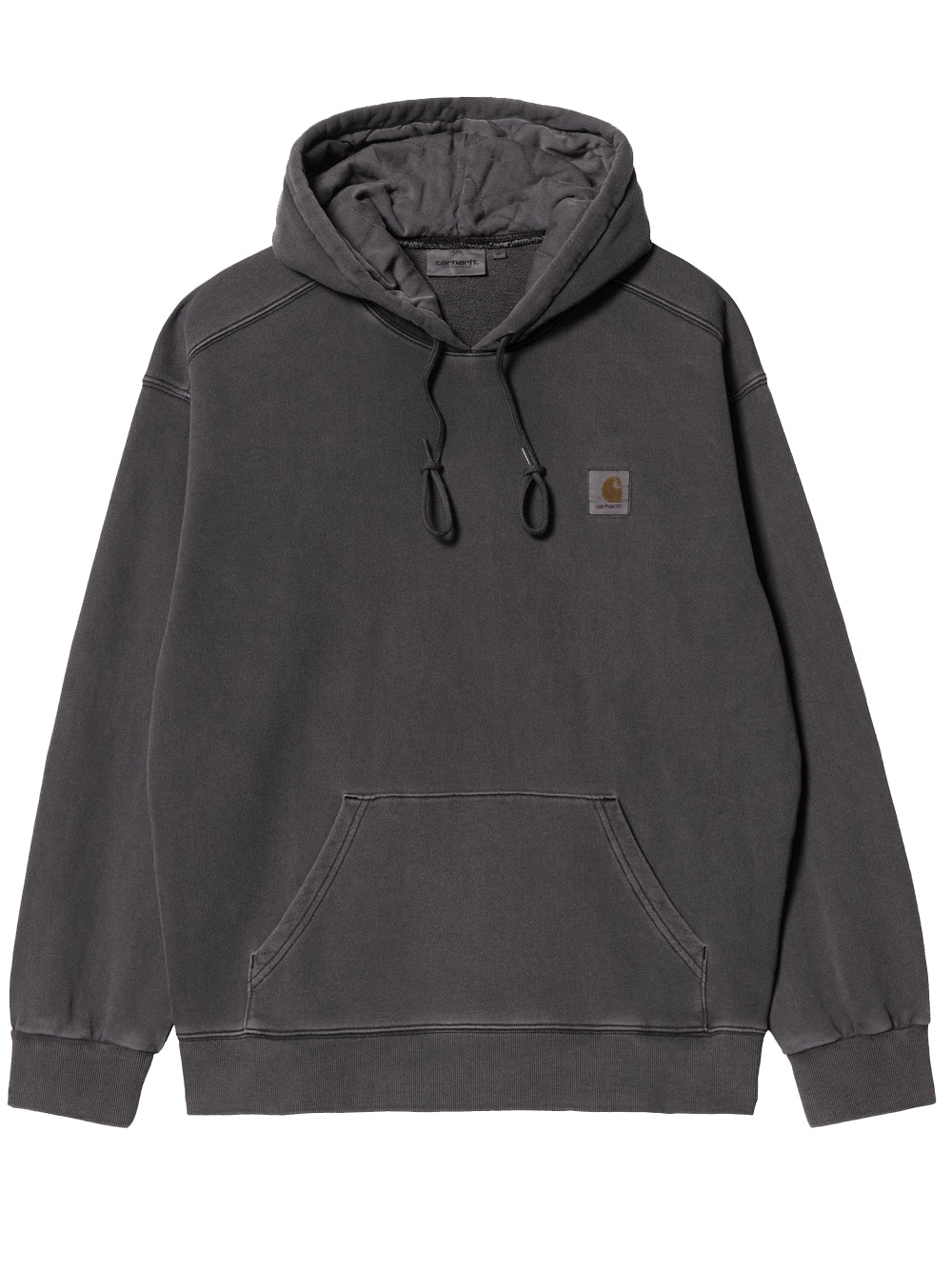 felpa nelson hooded uomo nera 