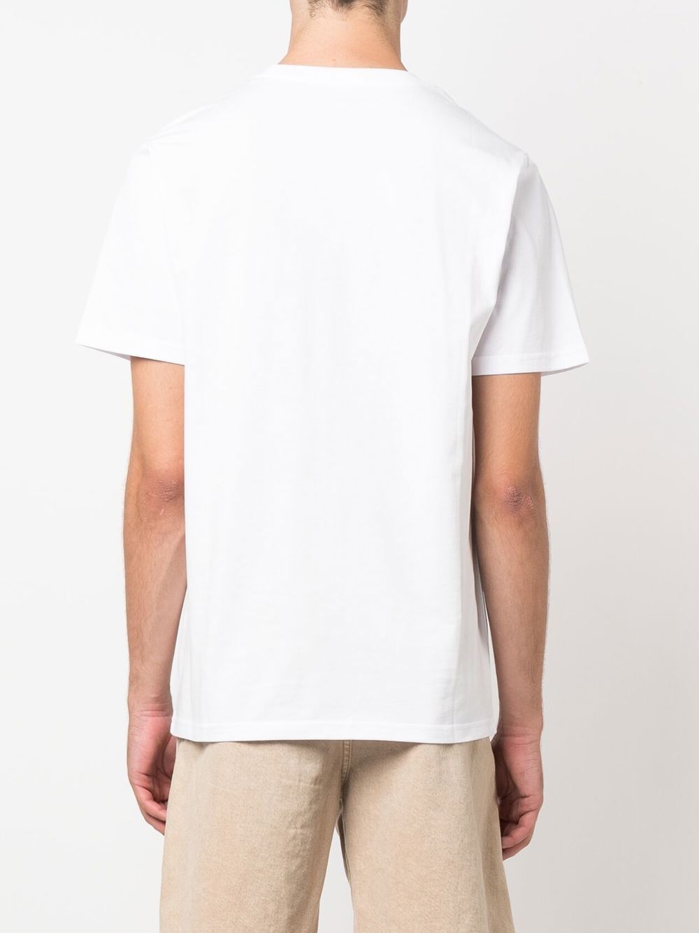 t-shirt pocket uomo bianca 