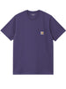 men's purple pocket t-shirt