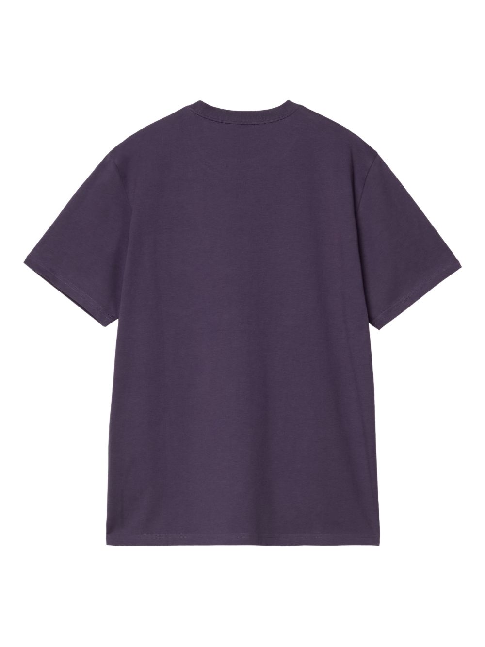 t-shirt ss pocket uomo viola 